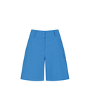 Women's FA Back Pleated Half Pants - Blue