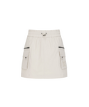 Women's FA Banded Cargo A Line Skirt - Light Beige