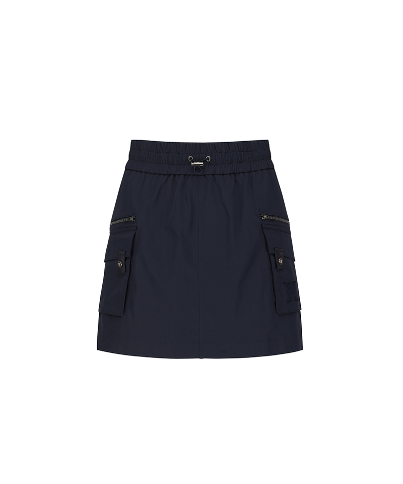 Women's FA Banded Cargo A Line Skirt - Navy