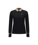 Women's FA Back Zip Long T-Shirt - Black