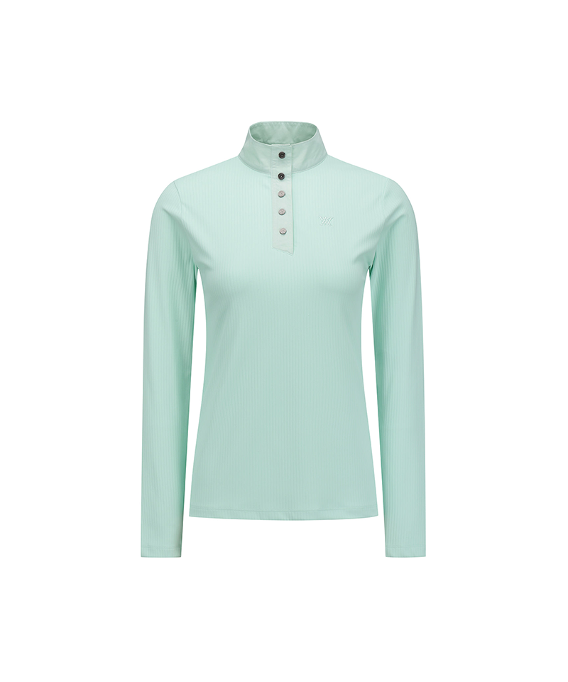 Women's FA High Neck Long T-Shirt - Mint