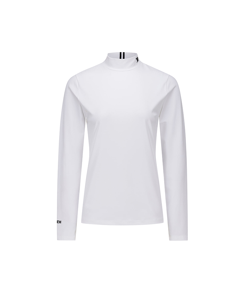 Women's FA Essential High Neck Baselayer - White