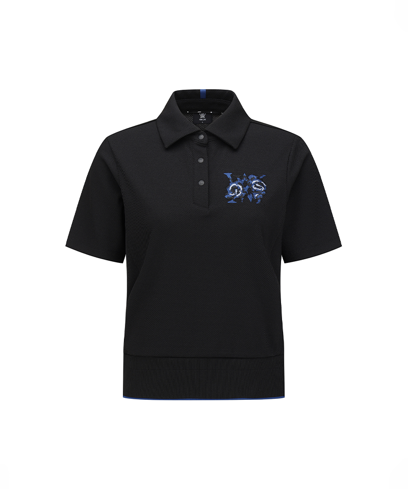 Women's FA Blouson Short T-Shirt - Black