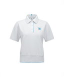 Women's FA Blouson Short T-Shirt - Light Grey