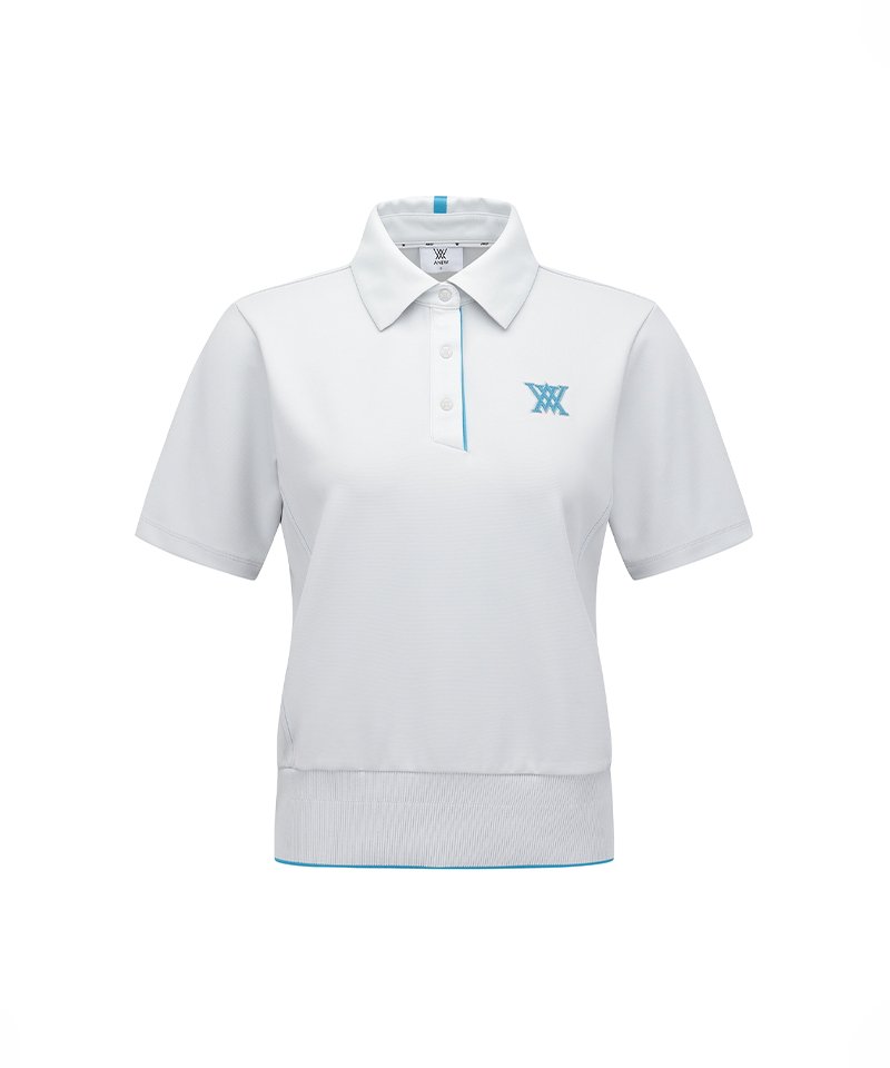 Women's FA Blouson Short T-Shirt - Light Grey
