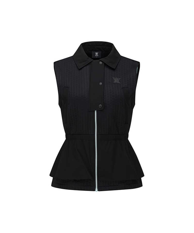 Women's FA Mid Length Vest - Black