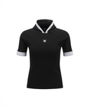 [Legacy Sale] Women's SM Hoody Short Sleeve Sweater - Black