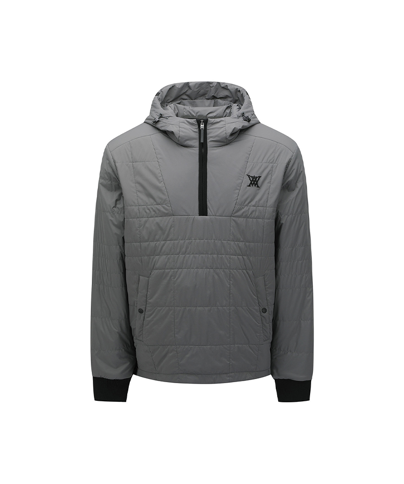 Men's WI Padded Anorak Jacket - Dark Grey