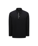 Men's WI Brushed Fleece Long T-Shirt - Black
