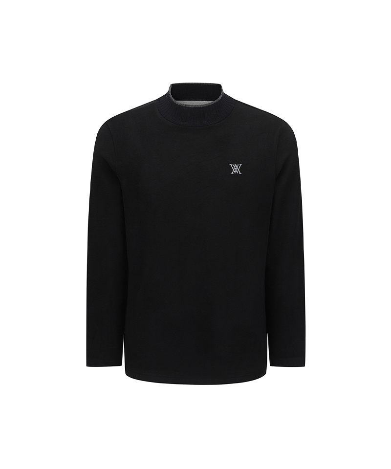Men's WI Brushed Fleece Baselayer - Black