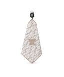 Unisex Logo Pattern Reel Towel - Light Beige