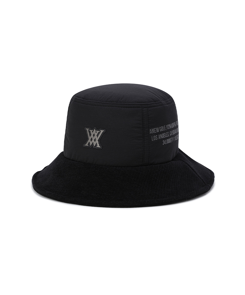 Unisex Shadowing Bucket Hat - Black