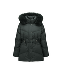 Women's WI New Pattern Down Jacket - Dark Khaki