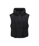 Women's WI High Neck Down Vest - Black