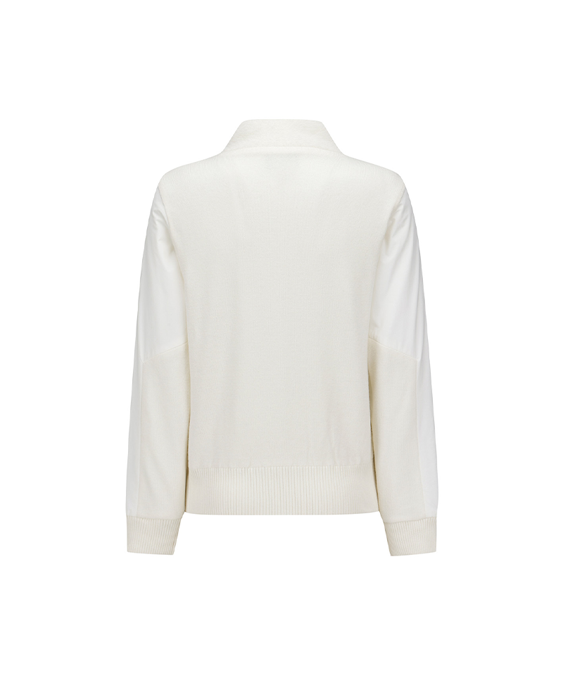 Women's WI Half Zip Sweater - Cream