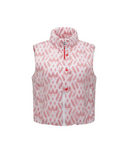 Women's WI Logo Pattern Vest - Red