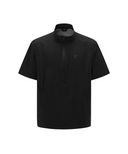 Men's Logo Half Zip Anorak - Black