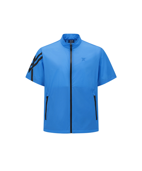 Men's Short Sleeve Lightweight Jacket - Blue – Anew Golf USA
