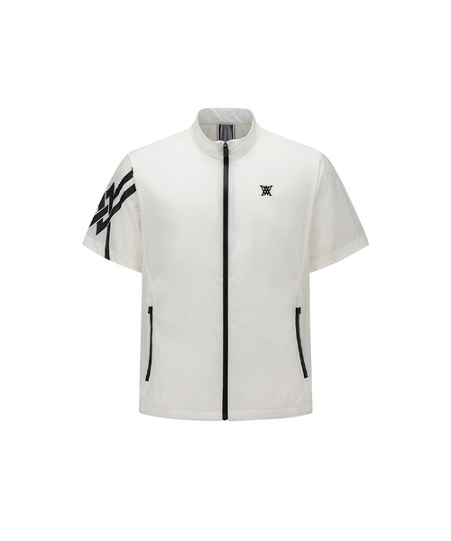 Men's Short Sleeve Lightweight Jacket - Cream – Anew Golf USA