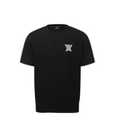 Men's Round Short Sleeve Sweater - Black