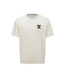 Men's Round Short Sleeve Sweater - Ivory