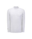Men's Cooling Mock Neck Baselayer - White