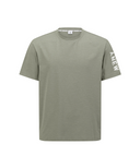 Men's Solid Round Short Sleeve T-Shirt - Light Khaki