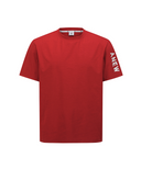 Men's Solid Round Short Sleeve T-Shirt - Red