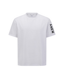 Men's Solid Round Short Sleeve T-Shirt - White