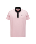 Men's Back Contrast T-Shirt - Light Pink
