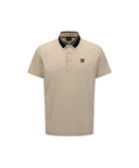 Men's Camo Logo Point Short T-Shirt - Light Khaki