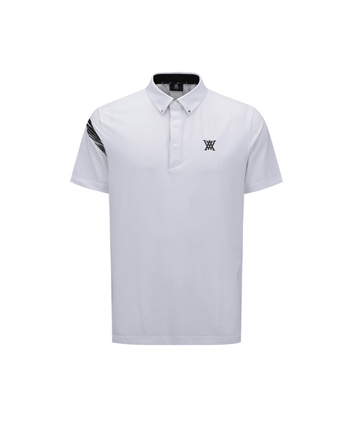 ☆ANEW GOLF☆ SILHOUETTE SHORT T-SHIRT Women's Back Triangular Point Short T-Shirt - Black – Anew Golf USA