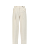 Women's Tapered Zip Point Pants - Beige