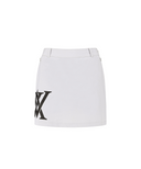 Women's Out Pocket H Line Skirt - Light Grey