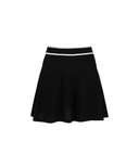 Women's Set UP Athleisure Knit Skirt - Black