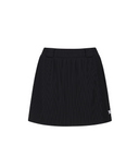 Women's Abstract Volume Flare Skirt - Black