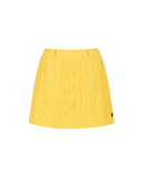 Women's Abstract Volume Flare Skirt - Yellow