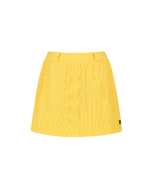 ANEW スカート Women's Abstract Volume Flare Skirt - Yellow – Anew Golf USA