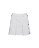 Women's Pleated Skirt - Light Grey