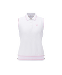 Women's Solid Sleeveless - White