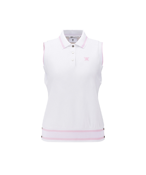 Women's Solid Sleeveless - White – Anew Golf USA