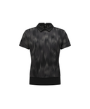 Women's Mosaic Back Zip T-Shirt - Black