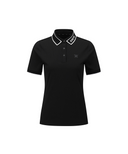 Women's Logo Point Short T-Shirt - Black