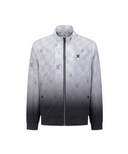 Men's Check Pattern Jacket - Light Grey