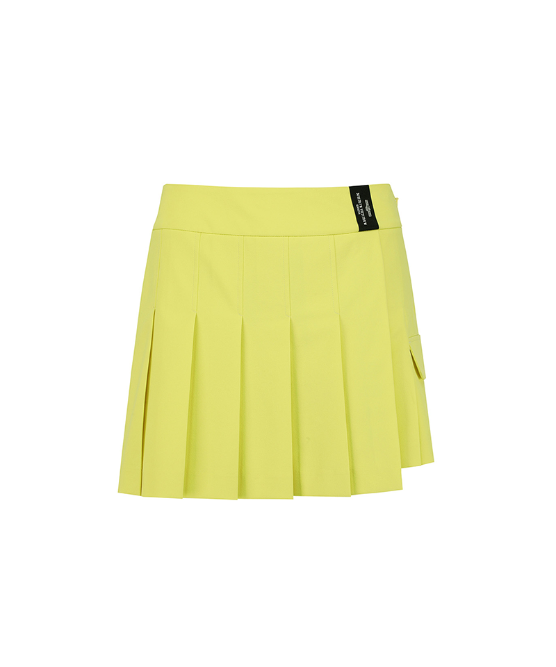 Women's Over Pleated Half Pants - Yellow – Anew Golf USA