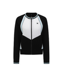 Women's Round Knit Cardigan - Black