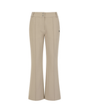 Women's Boot Cut Pants - Beige