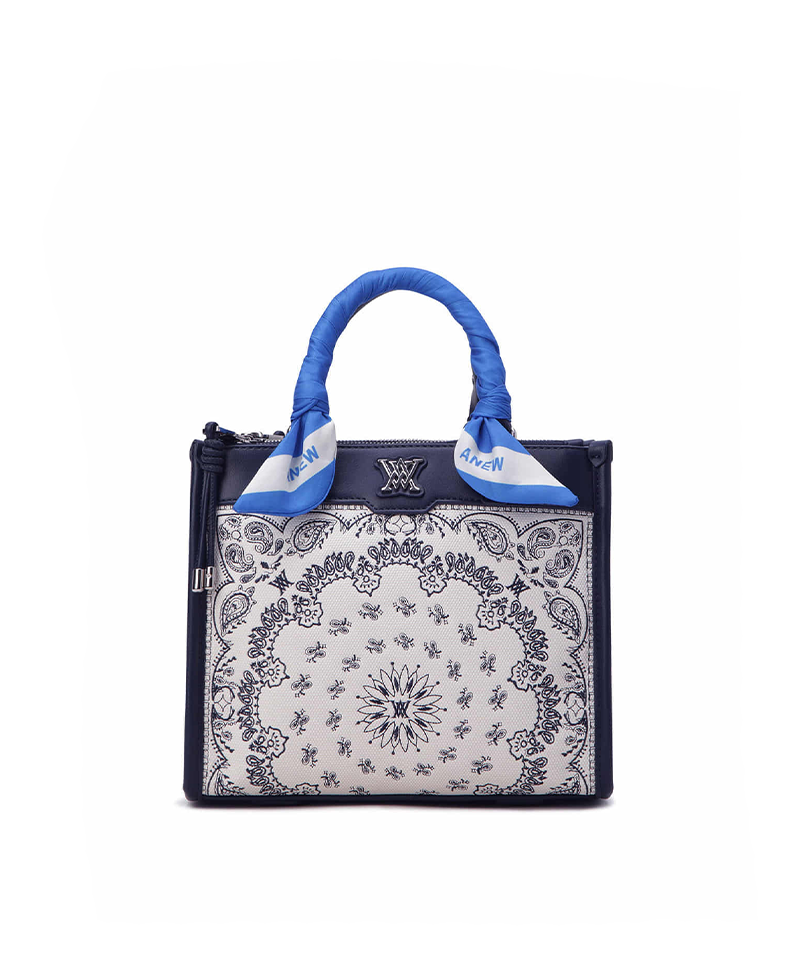 わずか☆ANEW GOLF☆ PAISLEY TOTE BAG_NA ANEW Golf Paisley Golf Tote Bag - Navy – Anew Golf USA