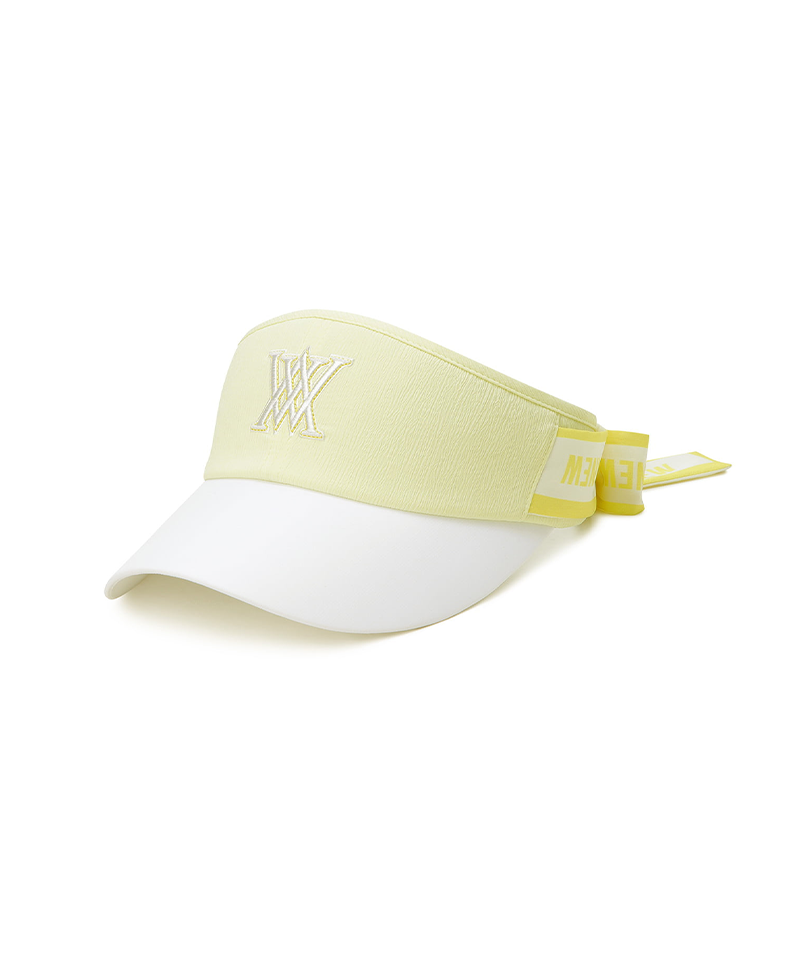 Women's Crown Golf Visor, Yellow | ANEW – Anew Golf USA