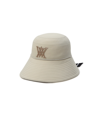 Women's Split-Back Bucket Hat - Beige